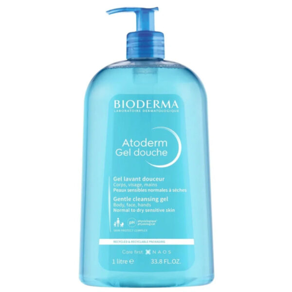 Bioderma Atoderm Gel Douche Gentle Cleansing Gel 1ltr