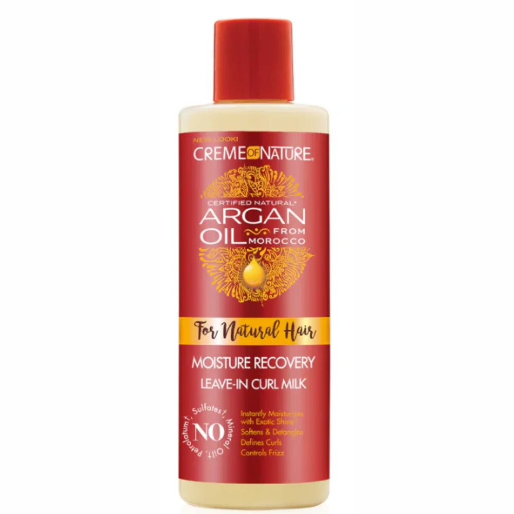 Creme of Nature Argan Oil Natural Hair Leave-in Curl Milk 8oz - Image 1