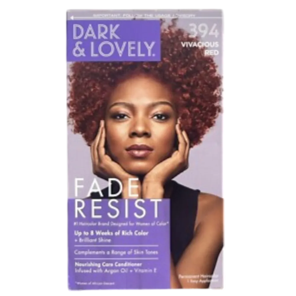 Dark & Lovely Fade Resistant Hair Color Vivacious Red #394 - Image 1