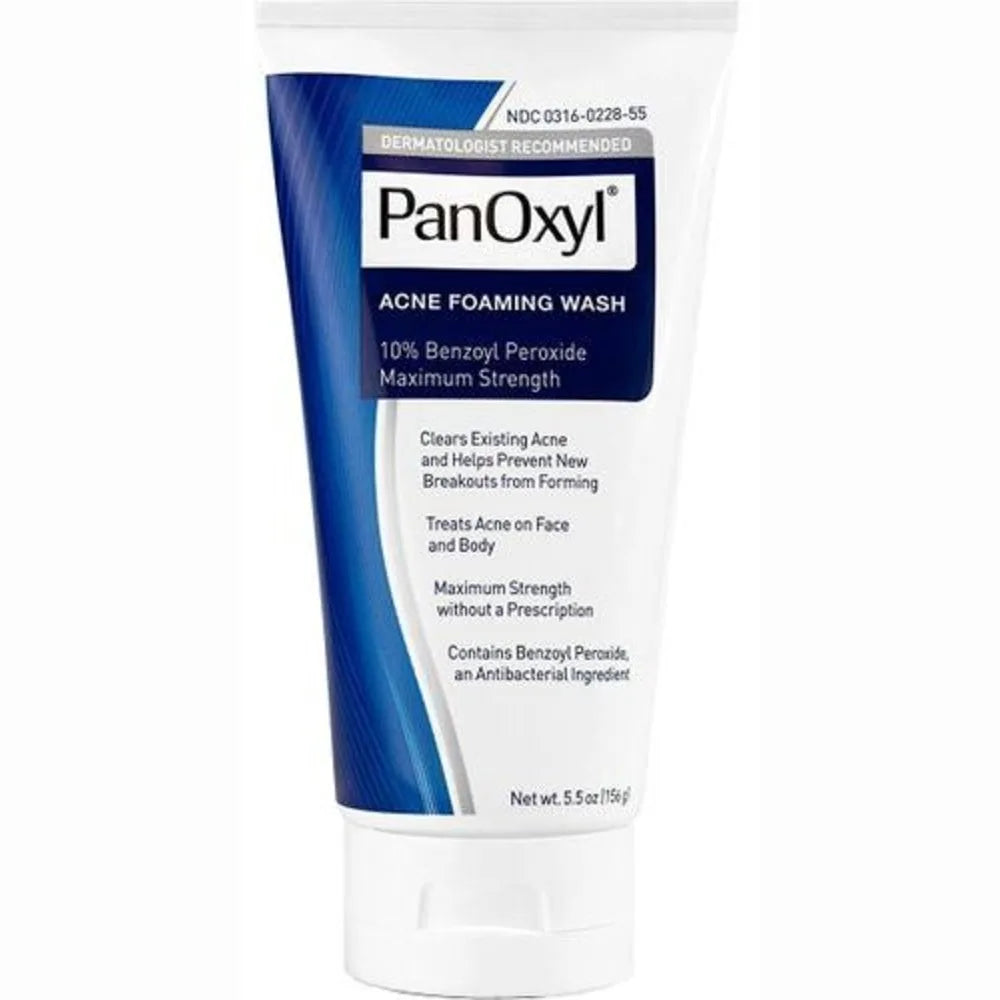 PanOxyl Acne Foaming Wash Benzoyl Peroxide 10% 156g - Image 1