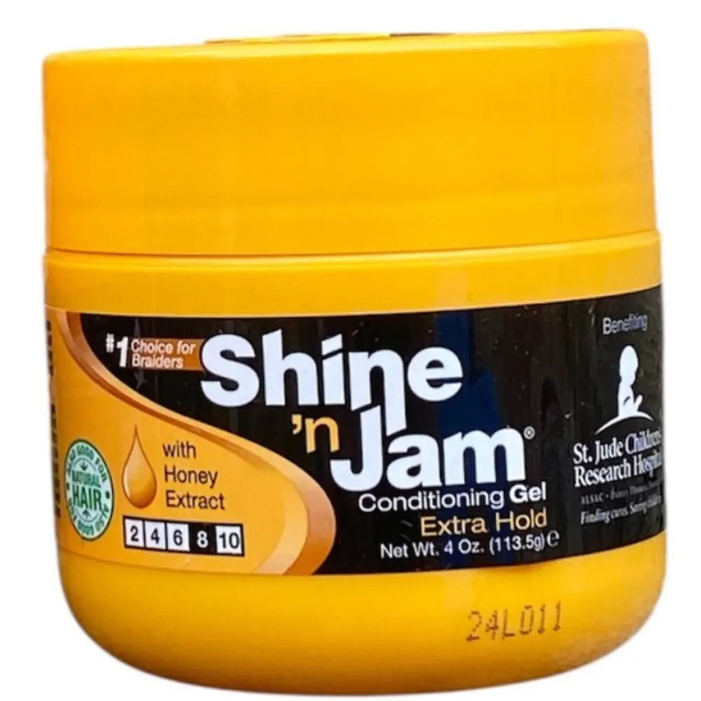 Shine_20N_20Jam_20Conditioning_20Gel_20Extra_20Hold_20113.5g.jpg Shine N Jam Conditioning Gel Extra Hold 113.5g - Image 1