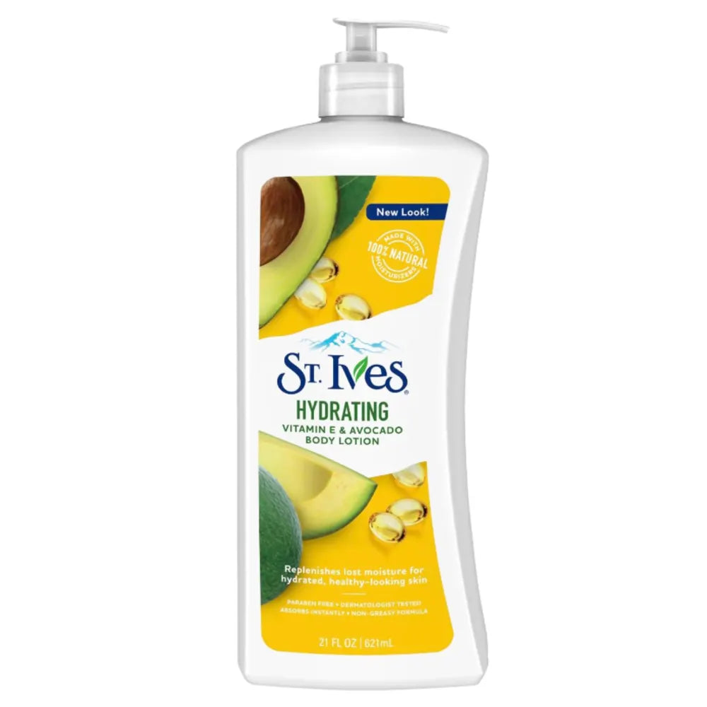 St_20Ives_20Daily_20Hydrating_20Vitamin_20E_20and_20Avocado_20Lotion_20621ml.jpg St Ives Daily Hydrating Vitamin E & Avocado Lotion 621ml - Image 1