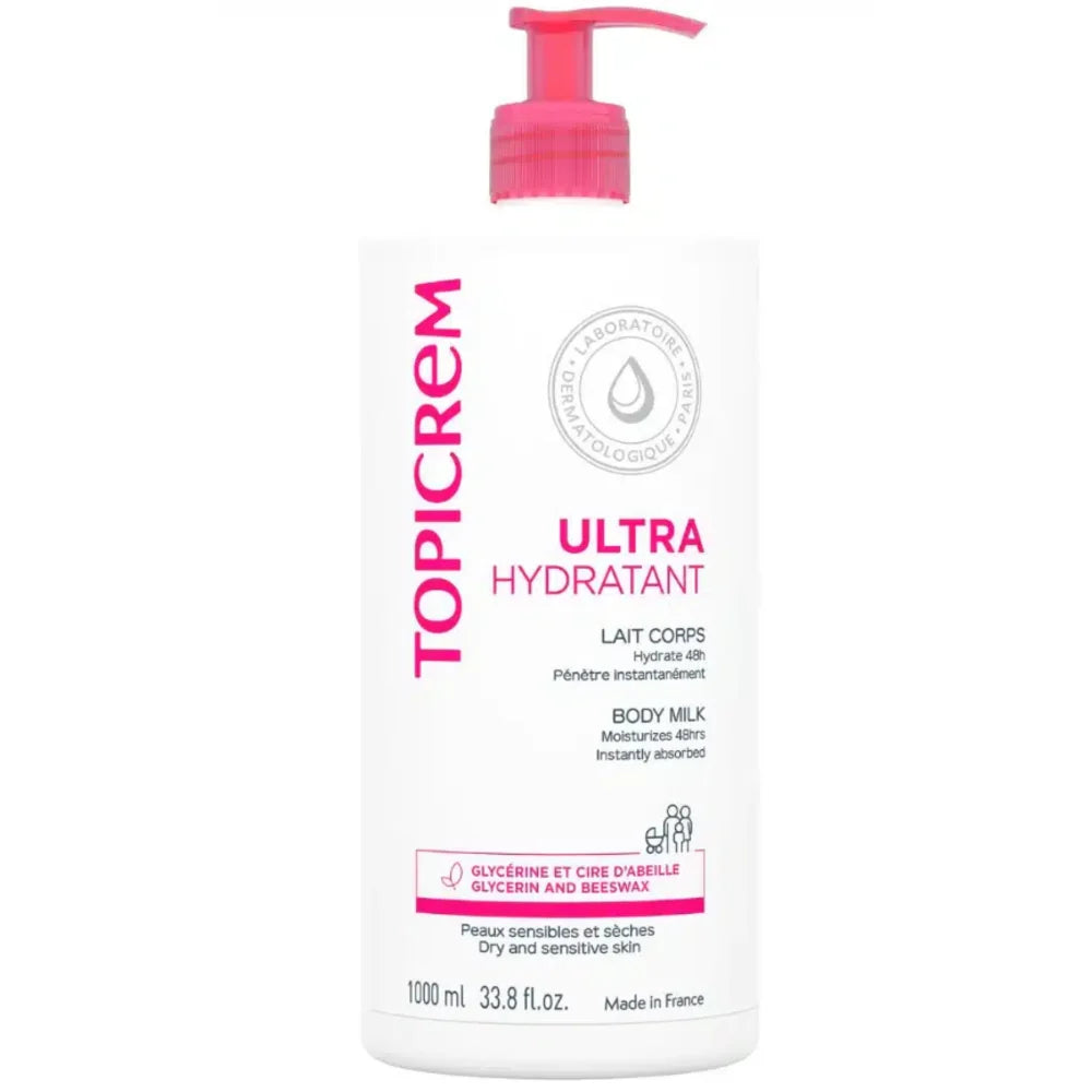 Topicrem_20Ultra_20Hydratant_20Body_20Milk_20Liquid_201000ml.jpg Topicrem Ultra Hydratant Body Milk Liquid 1000ml - Image 1