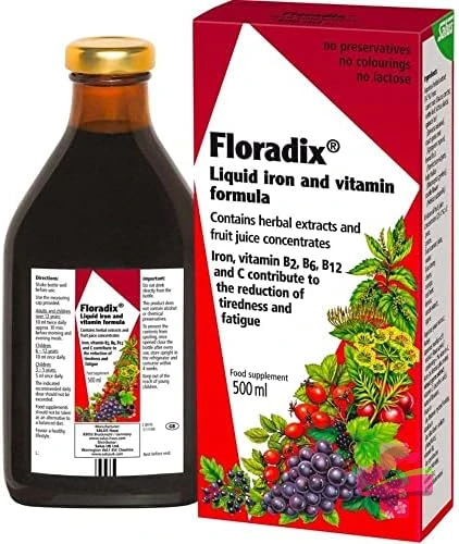 floradix-liquid-iron-vit-formula-500ml-ysWTNm_0 FLORADIX LIQUID IRON & VIT FORMULA 500ML - Image 1