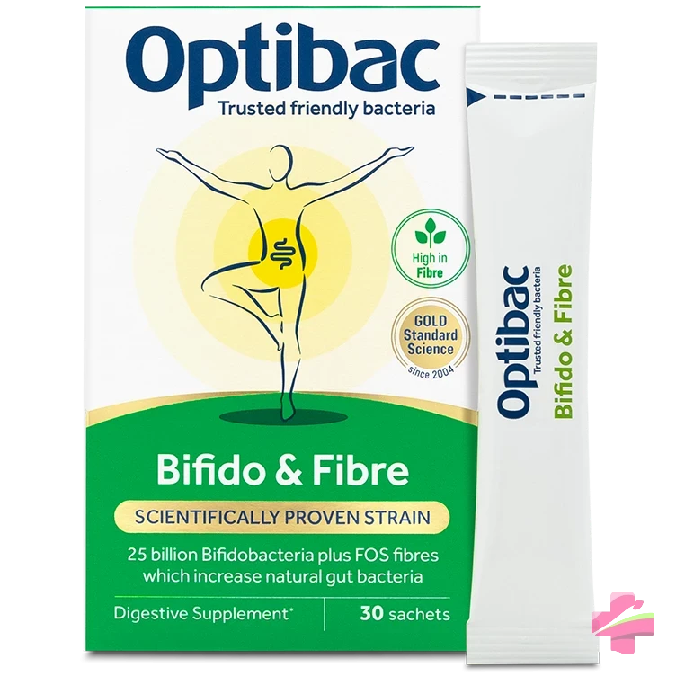 optibac-bifido-fibre-30-sachets-28bYvT_0 OPTIBAC BIFIDO & FIBRE * 30 SACHETS - Image 1