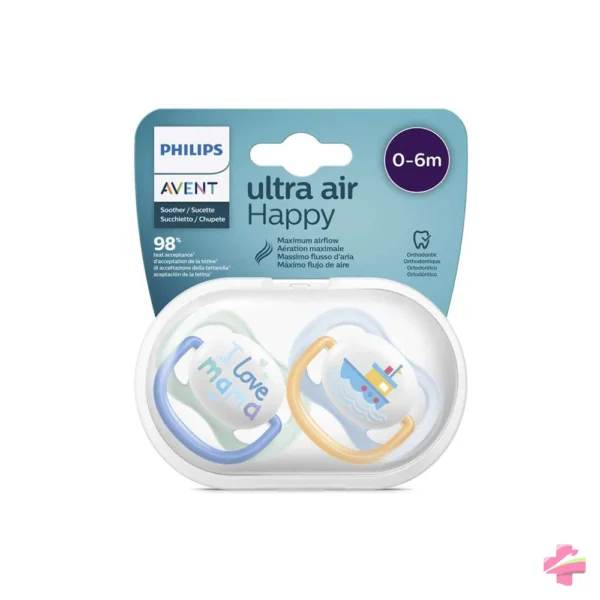 PHILIPS AVENT ULTRAAIR SOOTHER 0-6M BOY