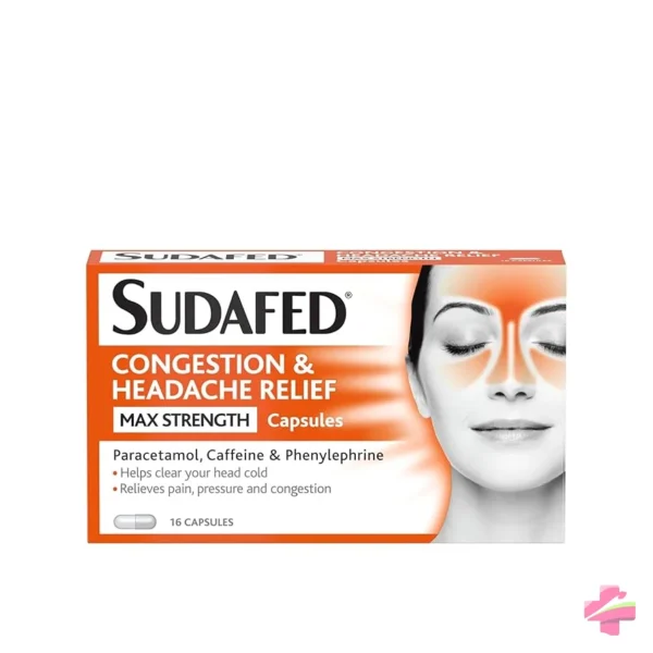 SUDAFED CONG & HEADACHE RELIEF * 16 CAPS