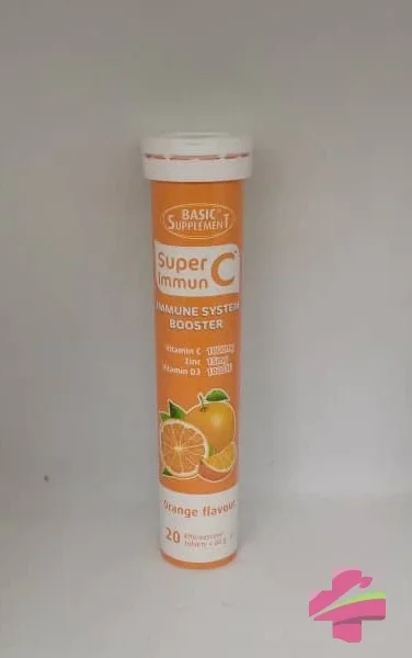 SUPER IMMUN C EFF. VIT C 1000MG *20(ORAN