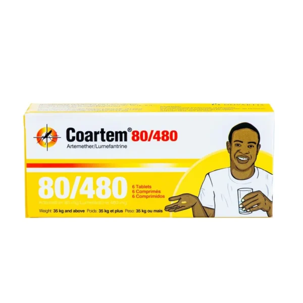 Coartem 80/480mg Tablets
