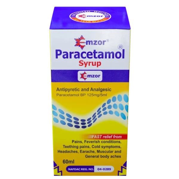 Emzor Paracetamol Syrup 125mg/5ml