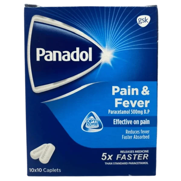 Panadol Pain and Fever 500mg x100 Tablets