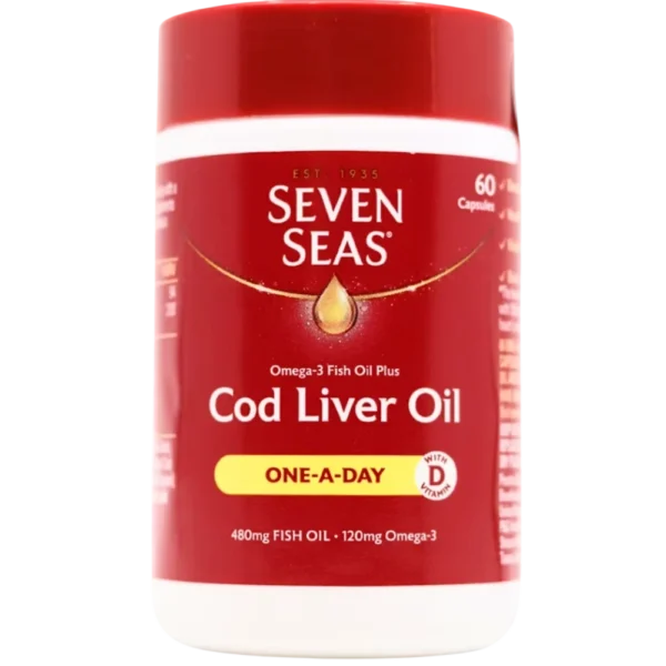 Seven Seas Omega 3 + Cod Liver Oil x60