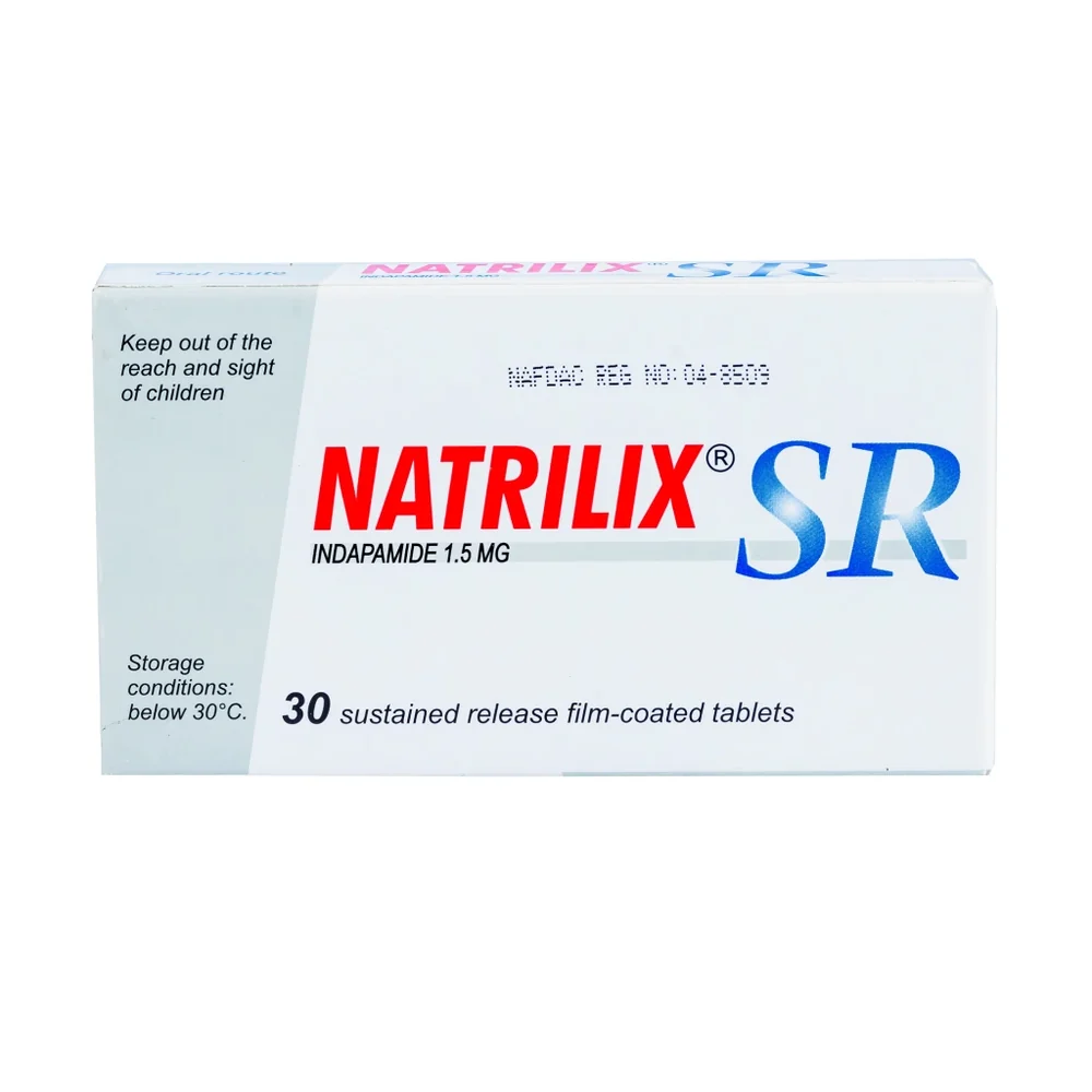 rbosf8oywcxylo2qhodg Natrilix SR (Indapamide) 1.5mg Tabs x30 - Image 1